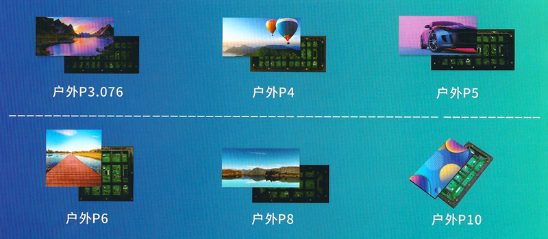 户外LED显示屏型号